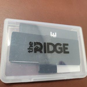 the RIDGE Cash Strap Plate (Black) and Replacement Elastic